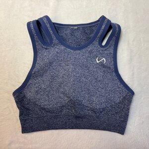 TLF Seamless Blue Sports Bra